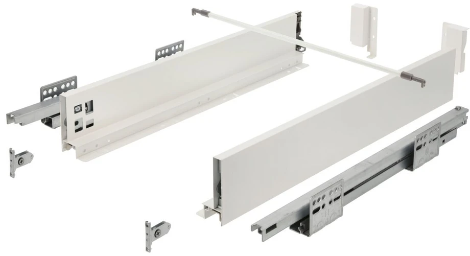 AXISPRO push to open 400mm drawer baltas - low H84
