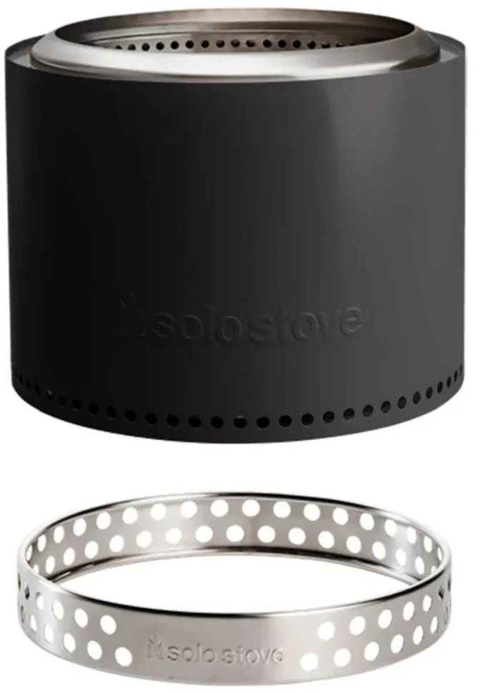 Bedūmis ugniakuras SoloStove Bonfire 2.0 + stovas, juodas