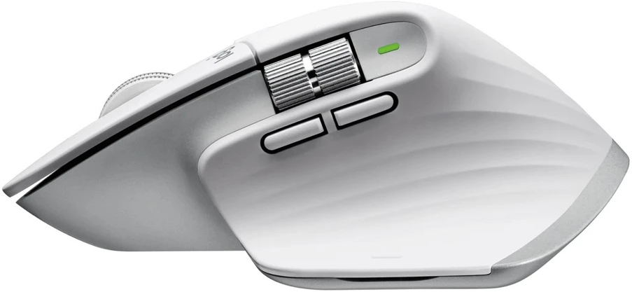 Belaidė pelė Logitech MX Master 3S, šviesiai pilka
