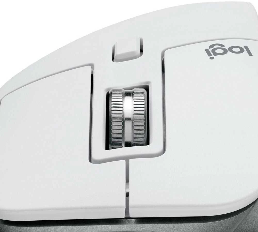 Belaidė pelė Logitech MX Master 3S, šviesiai pilka