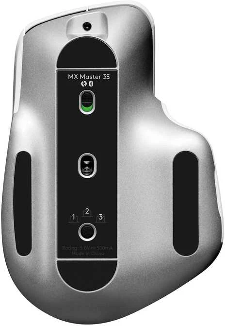Belaidė pelė Logitech MX Master 3S, šviesiai pilka