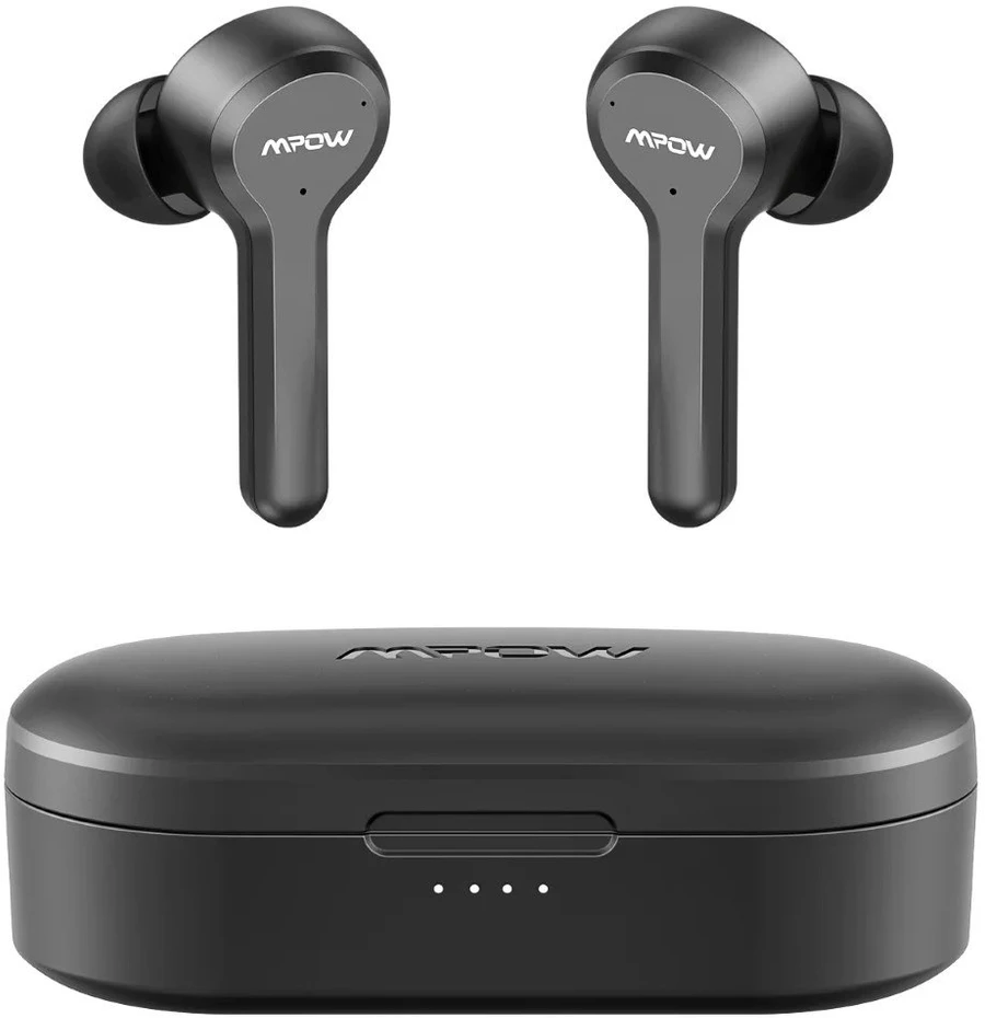 Belaidės bluetooth ausinės Mpow M9, BH413A juodos