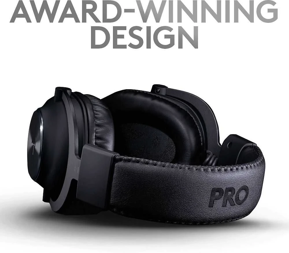 Belaidės žaidimų ausinės Logitech PRO X serijos, Juodos spalvos (Pažeista pakuotė)