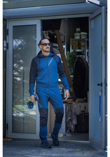 Blue AXEL sweatpants mėlynas and juodas XL (54)