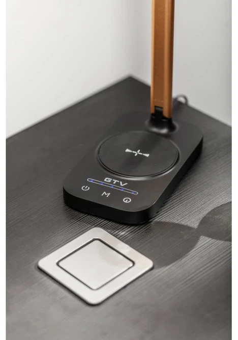 Bokštinis ištraukiamas baldų lizdas, 1x schuko lizdas, 1xUSB A, 1xUSB C, laidas 1,5 m, bal