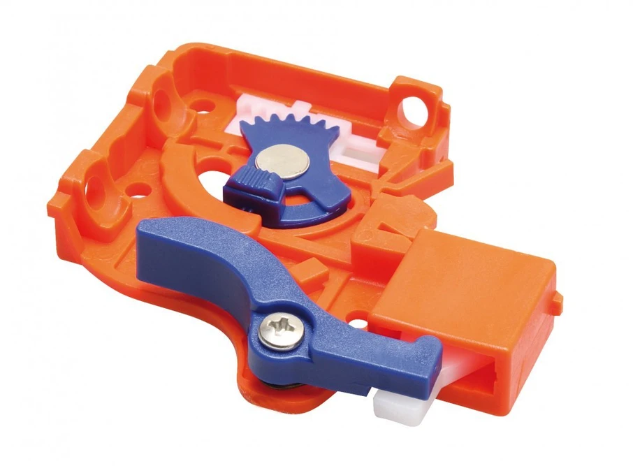 Bottom mounting guide P2O L=450, MODERN SLIDE, plate 18 mm