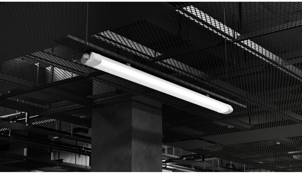 GTV BRAGA hermetiškas šviestuvas, 70W, 7000lm, 4000K, AC180-250V, IP65, per skylę, 150 cm