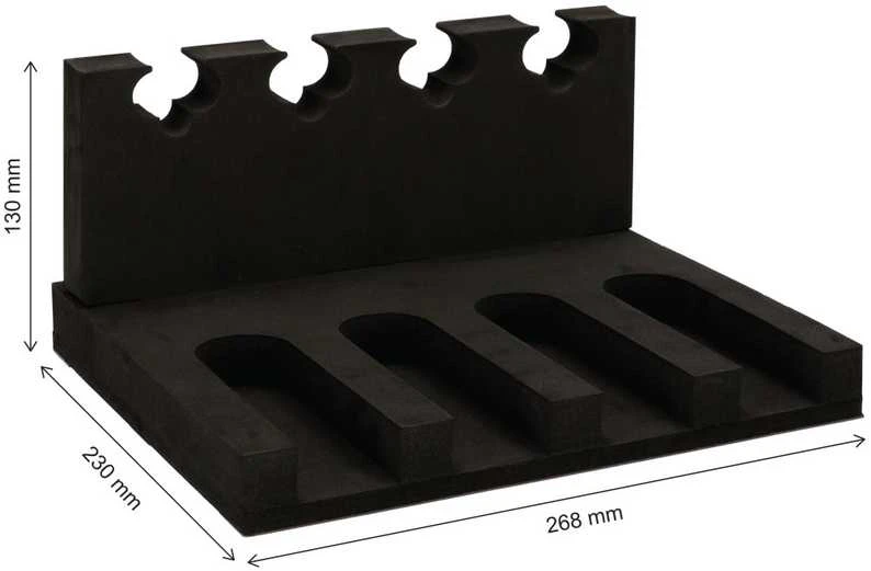 Brihard 4-guns 3D Foam Holder pistoletų stovas