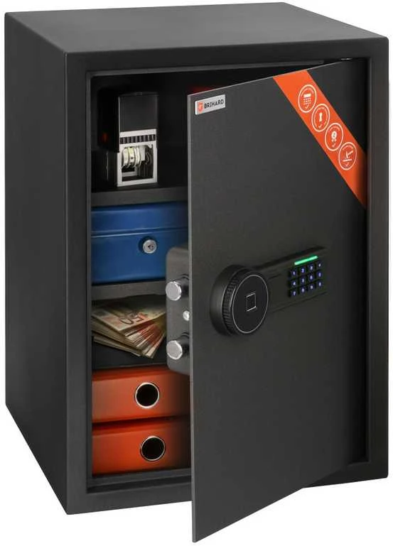 Brihard Business XL Biometric Black Pearl biuro seifas