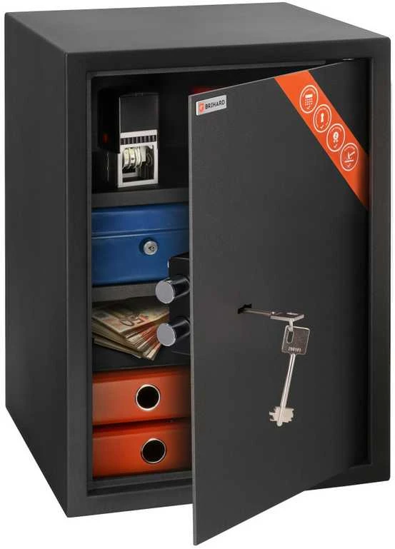 Brihard Business XL K Black Pearl biuro seifas