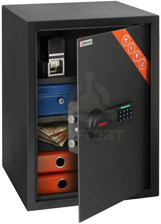 Brihard Business XL LCD E Black Pearl biuro seifas