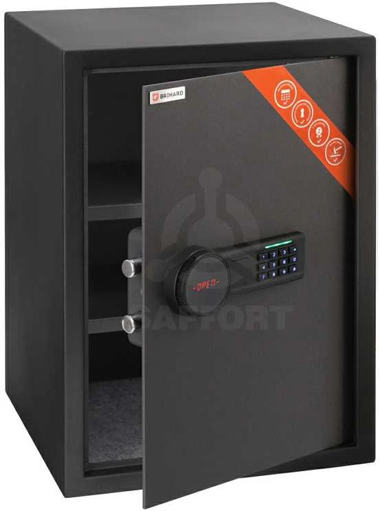 Brihard Business XL LCD E Black Pearl biuro seifas