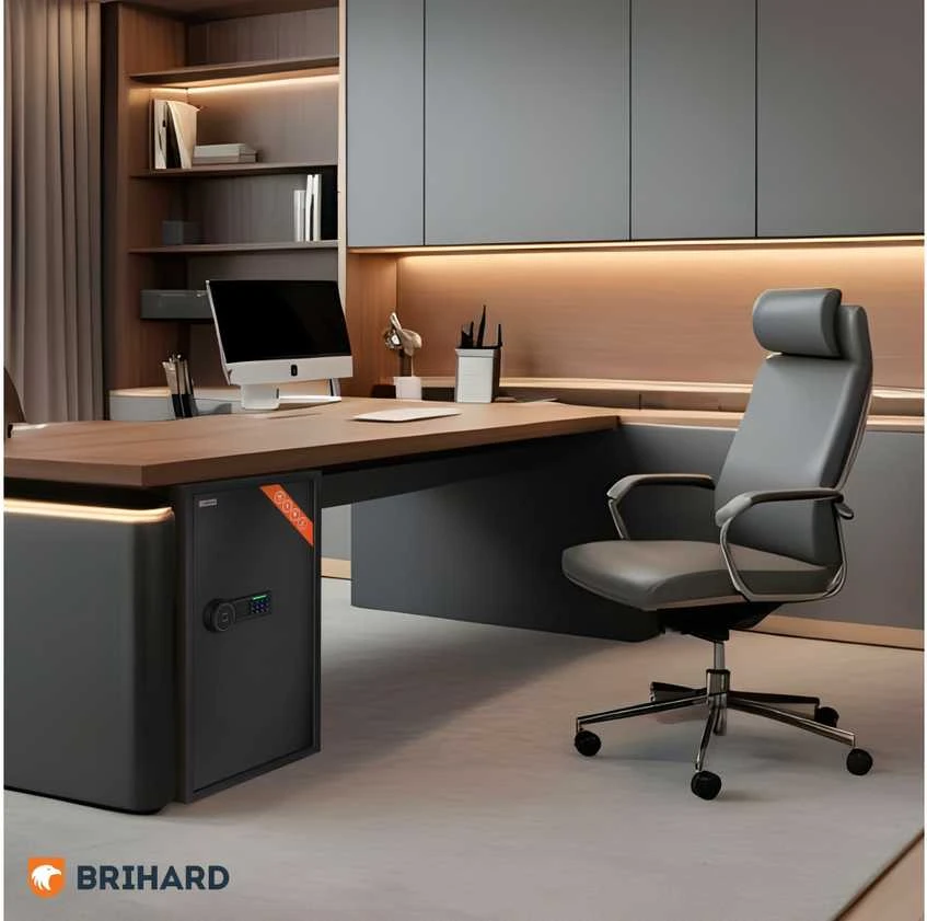 Brihard Business XXL Biometric Black Pearl biuro seifas