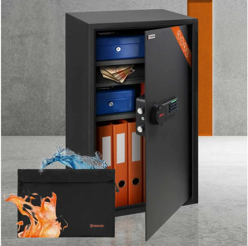 Brihard Business XXL LCD E Black Pearl biuro seifas