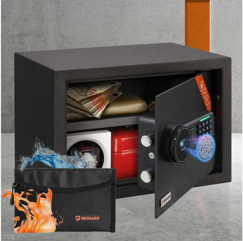 Brihard Family Biometric Juodas Pearl baldinis seifas