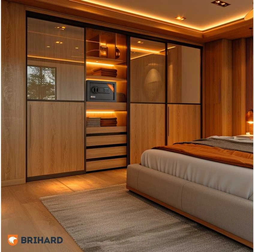 Brihard Home LED E Black Pearl Baldinis seifas