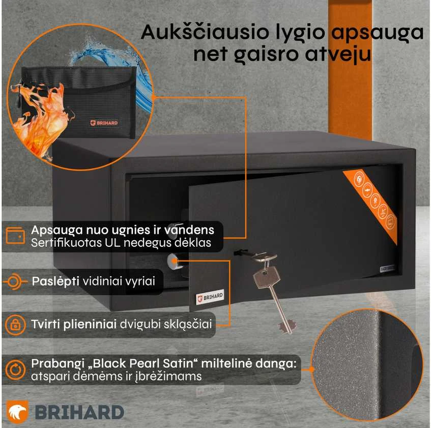 Brihard Laptop K Black Pearl Seifas nešiojamam kompiuteriui