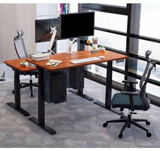 BSSD-L10-18/24 B Dual Motor Electric Sit-Stand Desk Frame, 3-Stage, juodas