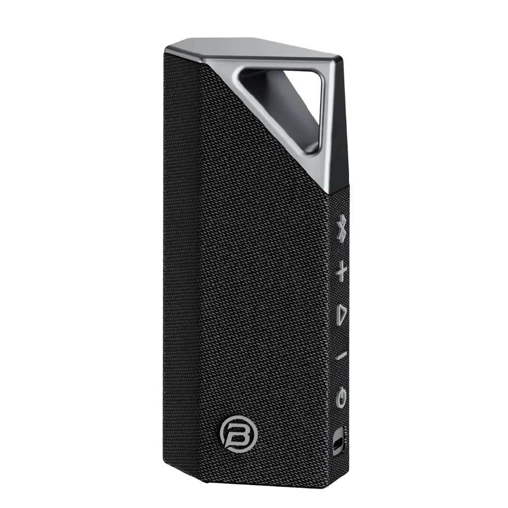 Bugani Brief – kompaktiška nešiojama Bluetooth kolonėlė, pilka