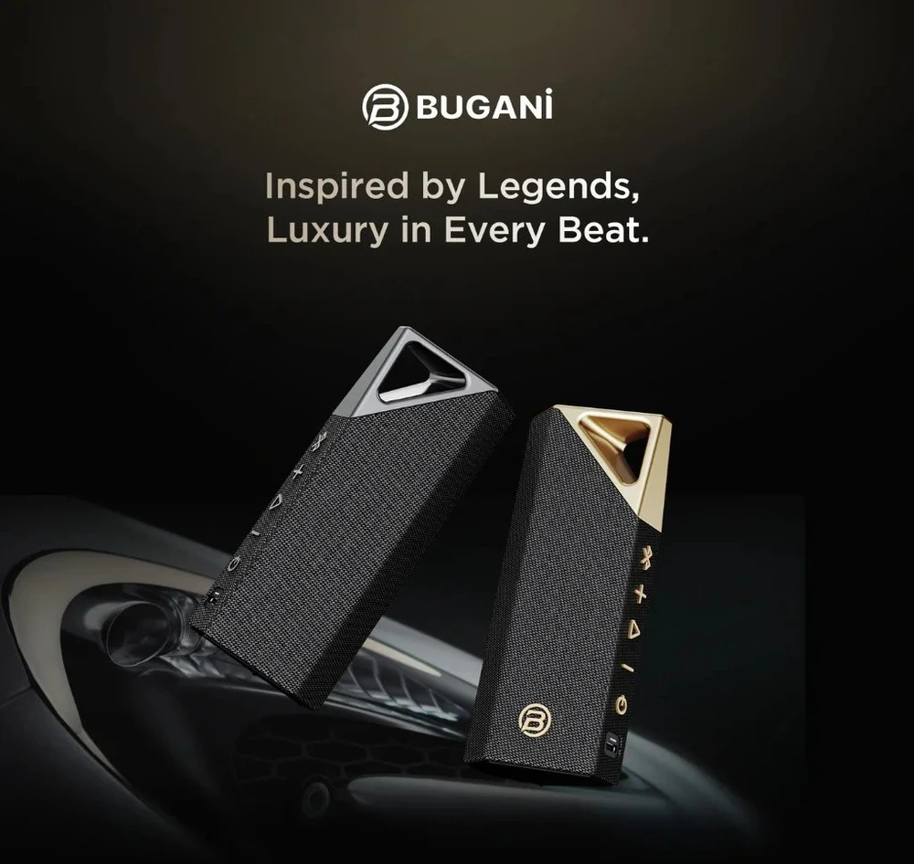 Bugani Brief – kompaktiška nešiojama Bluetooth kolonėlė, pilka