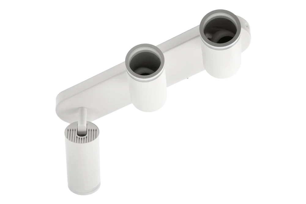 Ceiling luminaire SOLIS, IP20, max. 50 W, 3*GU10, baltas