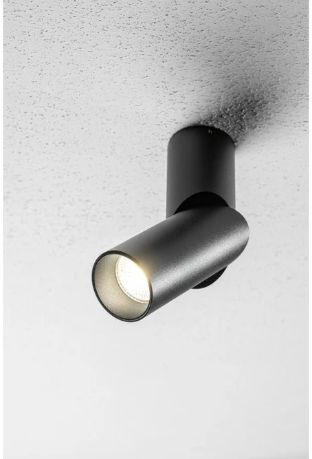 Lubinis šviestuvas Ceiling luminaire VIRGO, max. 250V, 50/60Hz, 57x152mm, IP20, max. 20W, Round, Juodas