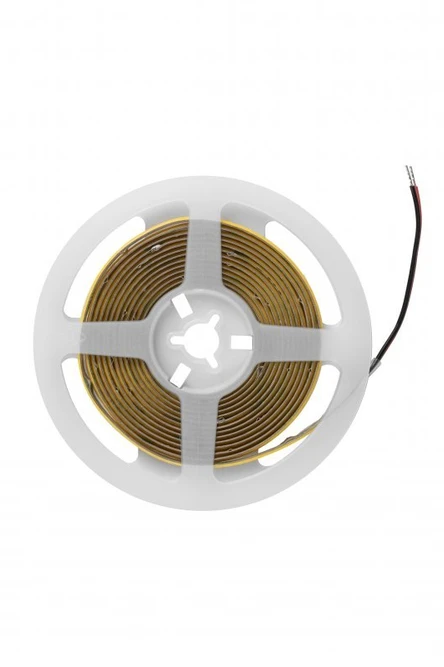 COB LED Strip 12V free cut, 528LEDs/m,8mm, 11W/m, gel free, cool baltas, 2x1m mini amp cabl