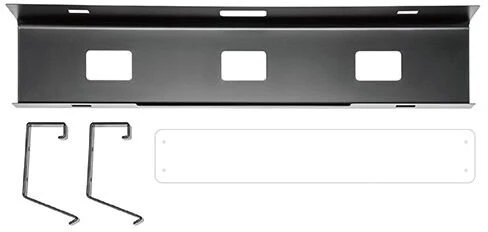 CS-60/1B Horizontal cable tray, 600 mm, juodas