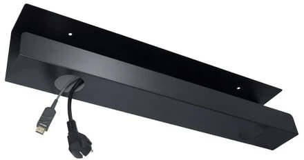 CS-60B Horizontal cable tray, 600 mm, juodas