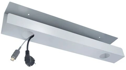 CS-60G Horizontal cable tray, 600 mm, pilkas