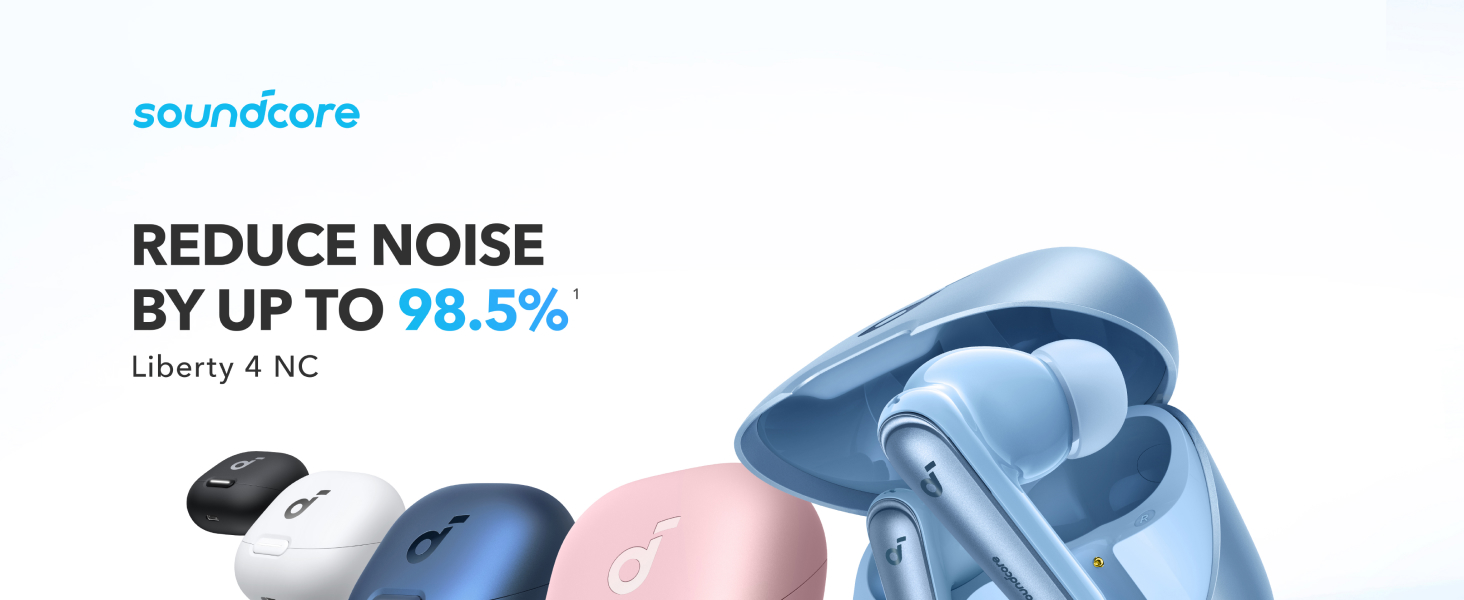 Anker Ausinės TWS LIBERTY 4 NC/Juodas A3 (Pažeista pakuotė) aprašymas - Prekės nuotrauka
