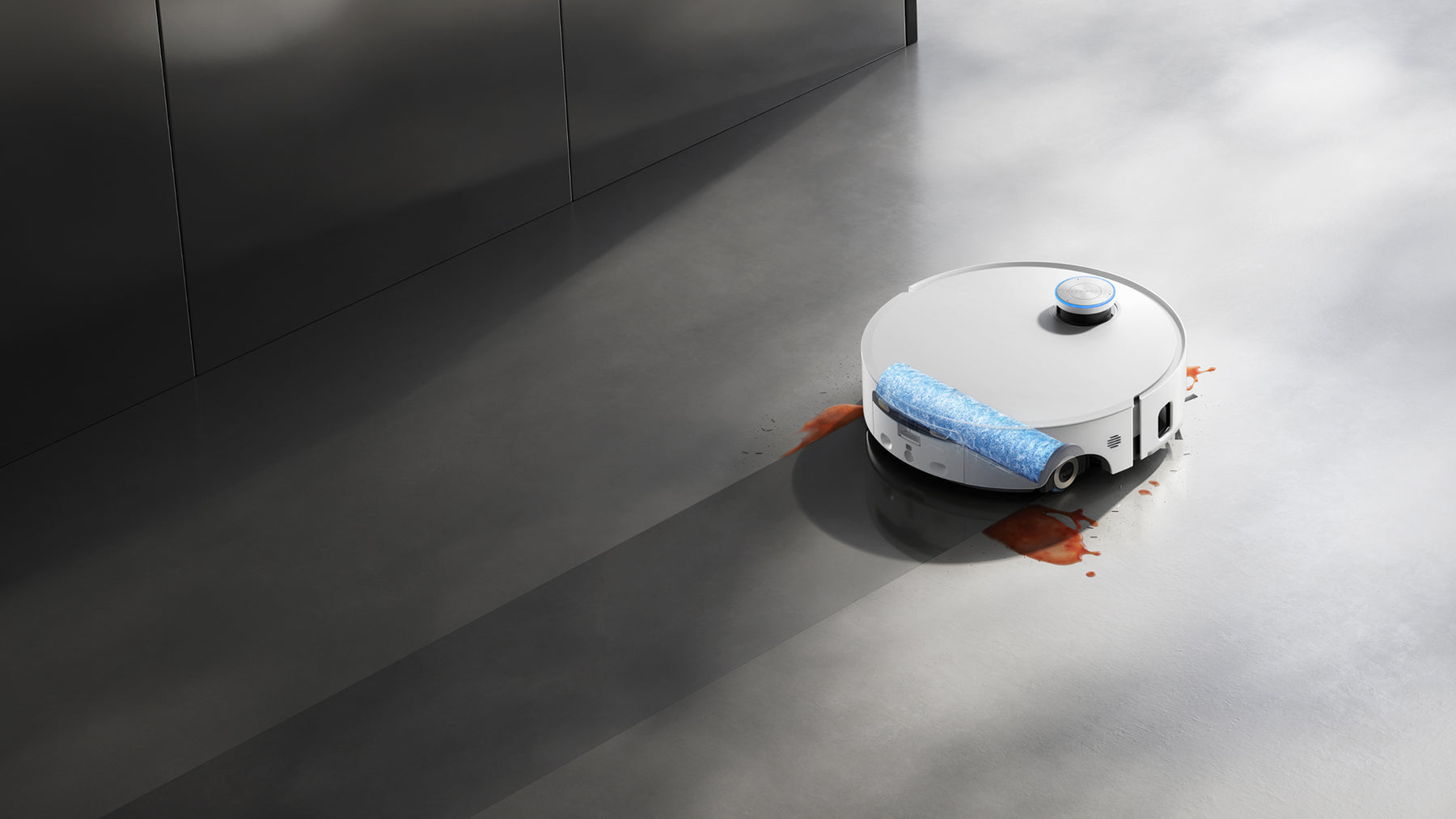 Robotas dulkių siurblys Dreame Aqua 10 Ultra Roller Complete, baltas aprašymas - Prekės nuotrauka