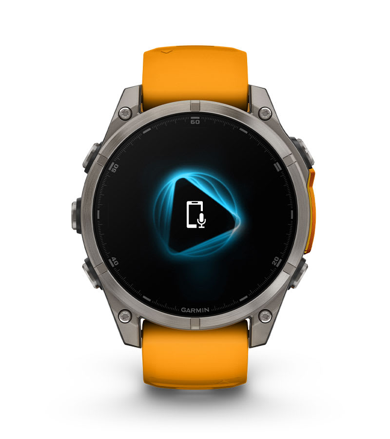 Garmin Išmanusis laikrodis Fenix 8 – 47 mm, AMOLED Sapphire, Pilkos anglies spalvos DLC titanas su juodai pilkos spalvos aprašymas - Prekės nuotrauka