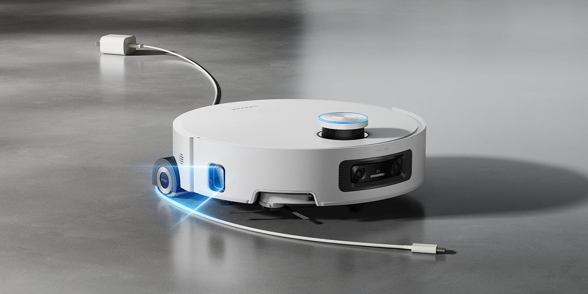 Robotas dulkių siurblys Dreame Aqua 10 Ultra Roller Complete, baltas aprašymas - Prekės nuotrauka