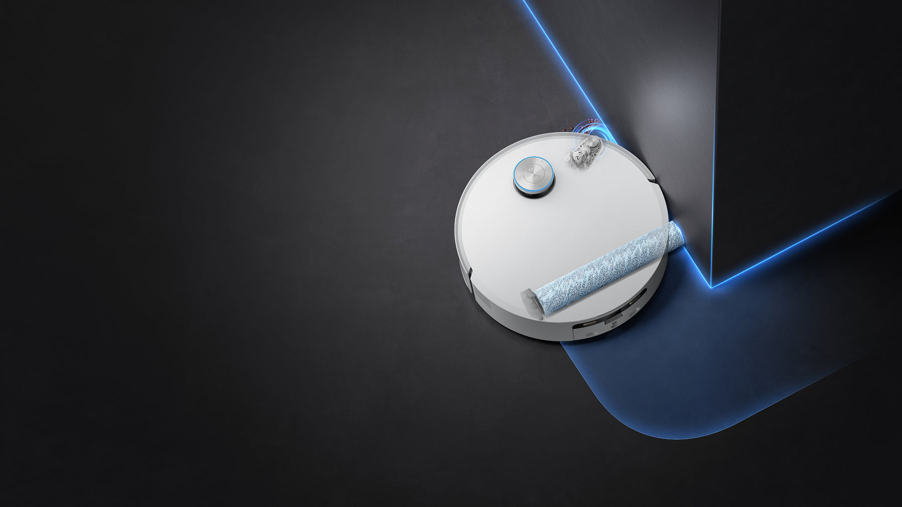 Robotas dulkių siurblys Dreame Aqua 10 Ultra Roller Complete, baltas aprašymas - Prekės nuotrauka