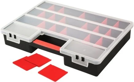Dėžė Patrol Organizer XL iš PVC | juoda (46 x 33 x 8 cm)
