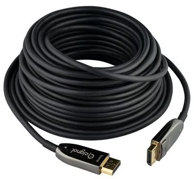 DFOC-100-50 DisplayPort active hybrid cable, 4K120, 8K60 (male-male), 50 m