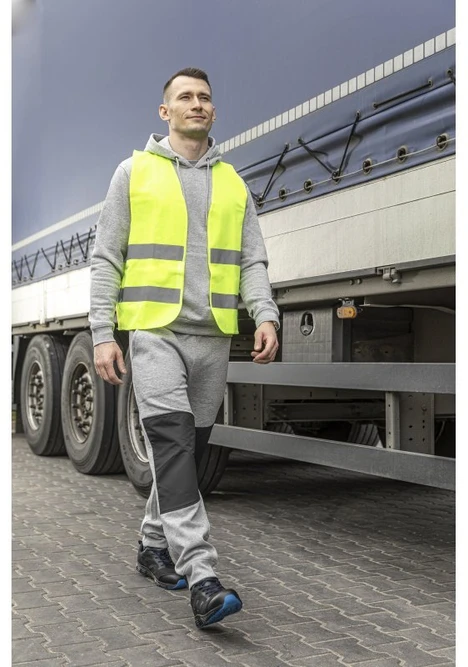 Hogert Technik Didelio matomumo liemenė, geltona, 2XL dydžio