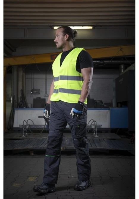 Hogert Technik Didelio matomumo liemenė, geltona, 2XL dydžio