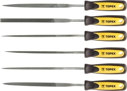 Dildžių metalui rinkinys 140x3mm, 6vnt Topex
