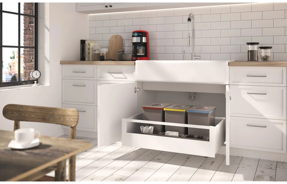 Drawer system AXISPRO 300mm baltas - Very high H199