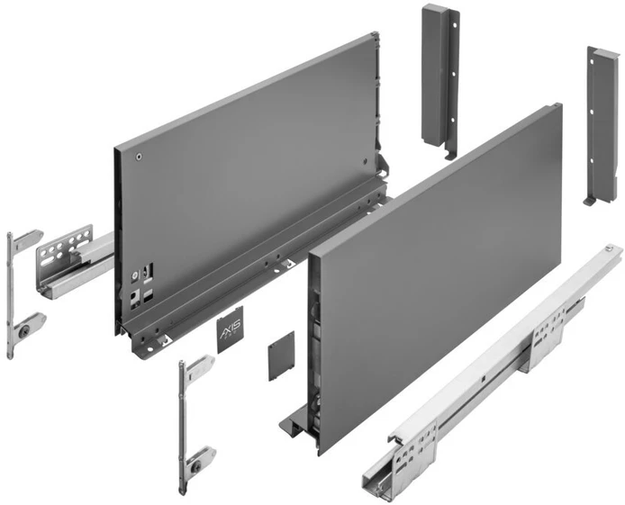 GTV Drawer system AXISPRO 350mm anthracite - Very high H199
