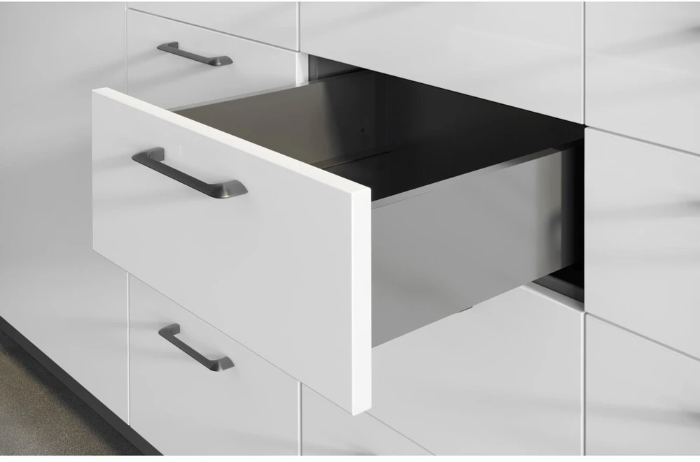 GTV Drawer system AXISPRO 350mm anthracite - medium size H116