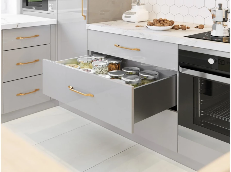 Drawer system AXISPRO 450mm anthracite - high H167