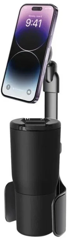 Drip DP-PH002 teleskopinis magnetinis telefono laikiklis automobiliui - neužimantis puodelio vietos su 360 pasukimu