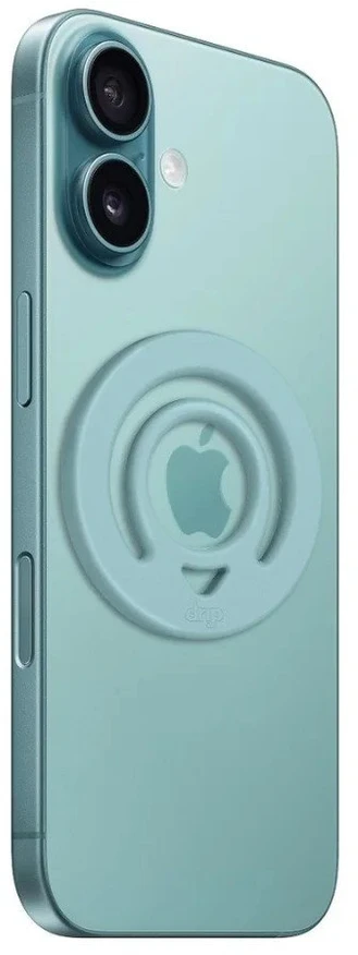 Drip telefono laikiklis su MagSafe silikoniniu piršto žiedu, šviesiai žalias