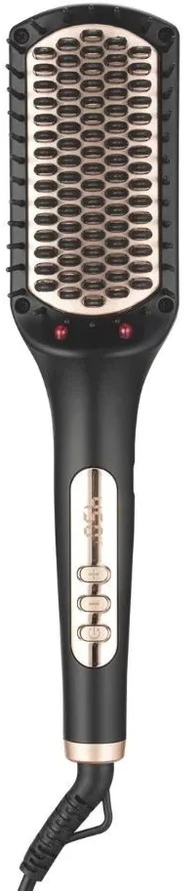 DSP 11009 jonizuojantis plaukų tiesinimo šepetys 60 W, iki 230 °C, juodos