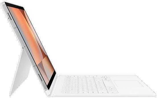 EF-DX825UWE Samsung Book dėklas su klaviatūra Galaxy Tab S9+/S9 FE+/S10+ baltos spalvos (Pažeista pakuotė)