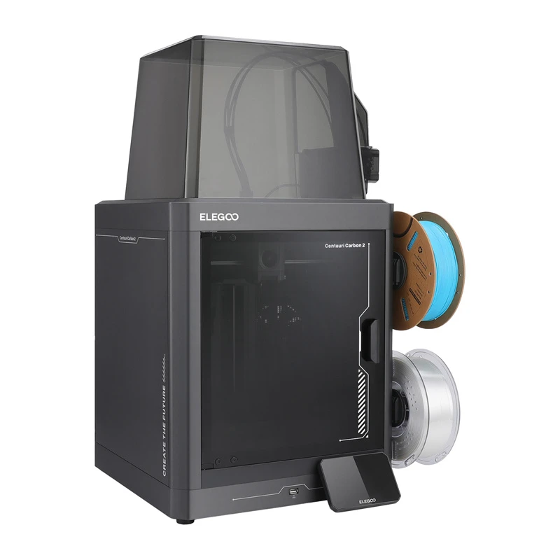 Elegoo Centauri Carbon 2 Combo 3D spausdintuvas + 4x PLA 1.75mm 1kg