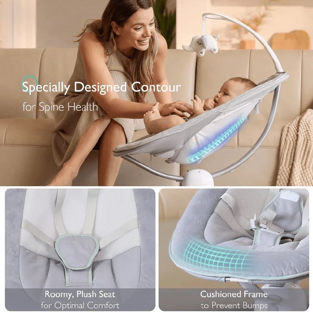 Elektrinė 3D supynė-gultukas kūdikiui CocoSway, Momcozy